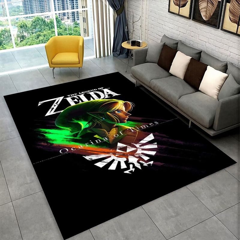 Kids Outdoor Flooring - Klasik Z-Zelda Karikatür Oyunları Kaymaz Alan