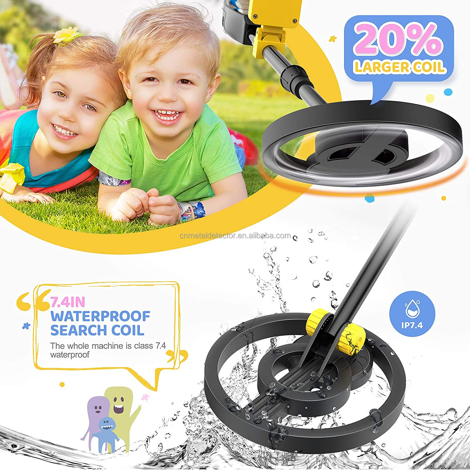 Kids Outdoor Learning Activities - Tianxun MD-1014 Eğitici Metal Dedektörü, Çocuklar