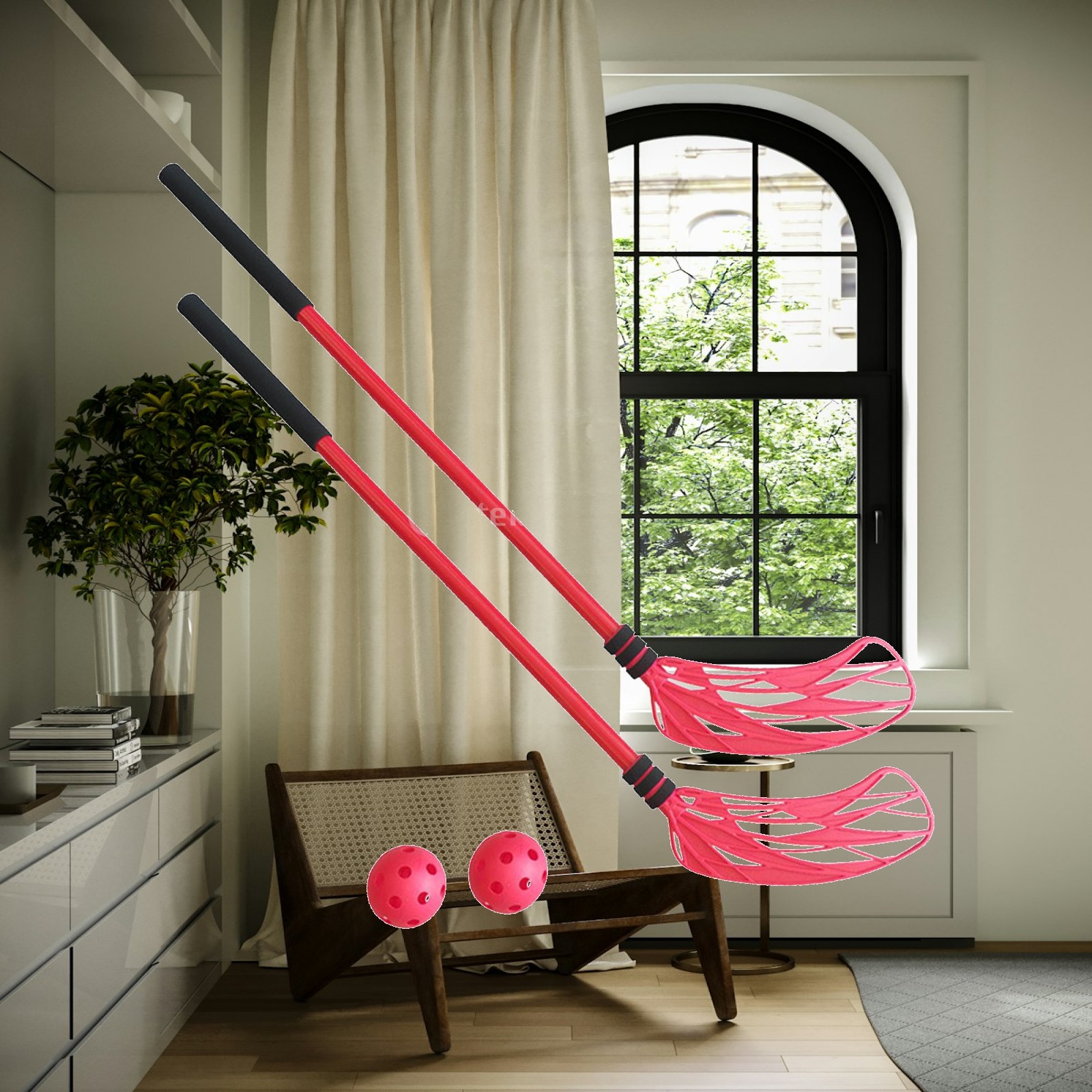 Kids Outdoor Hockey Sticks - Çocuklar İçin Yer Hokeyi Antrenman Seti,