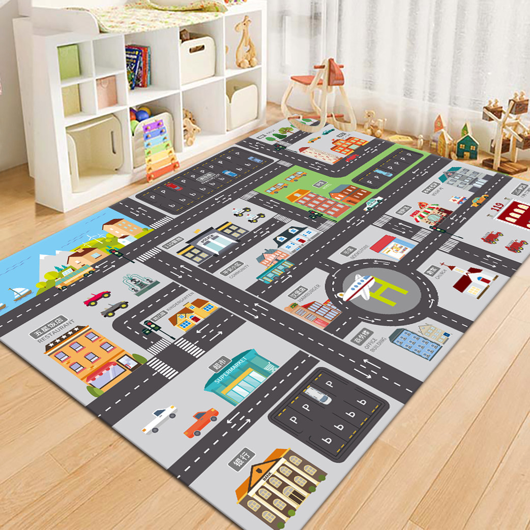 Kids Outdoor Flooring - VIKAMA Şehir Yol Haritası Çocuk Oyun