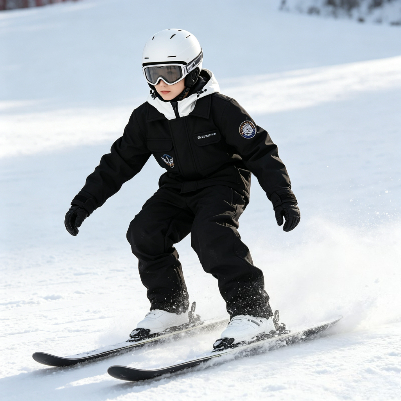 Kids Outdoor Overalls - Çocuk Kayak Tulumu Su Geçirmez Rüzgar