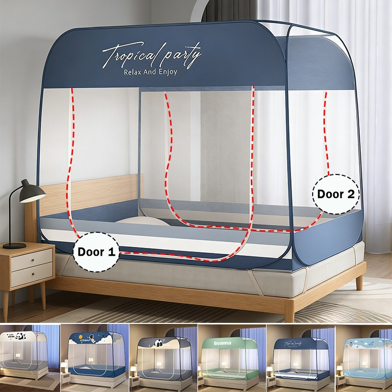 Kids Outdoor Daybed - Sineklikli Yatak, Portatif Açılır Kapanır Moğol