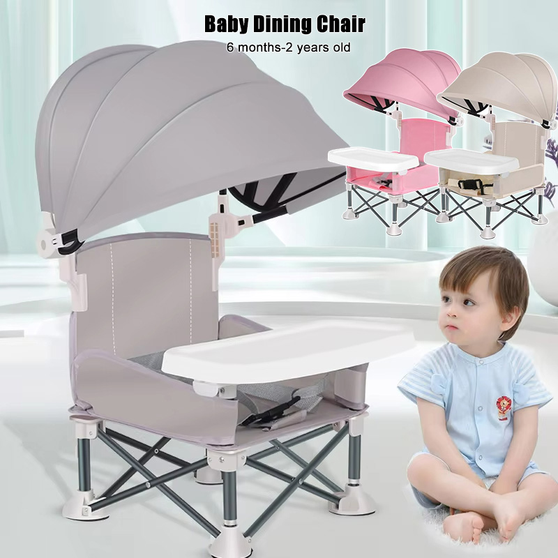 Kids Outdoor Foldable Chair - Bebek Katlanabilir Yemek Sandalyesi Alüminyum Alaşımlı