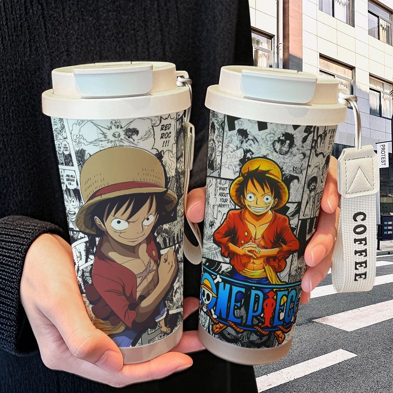 Kids Outdoor Dining Set - Anime Tek Parça Luffy Termos Zoro