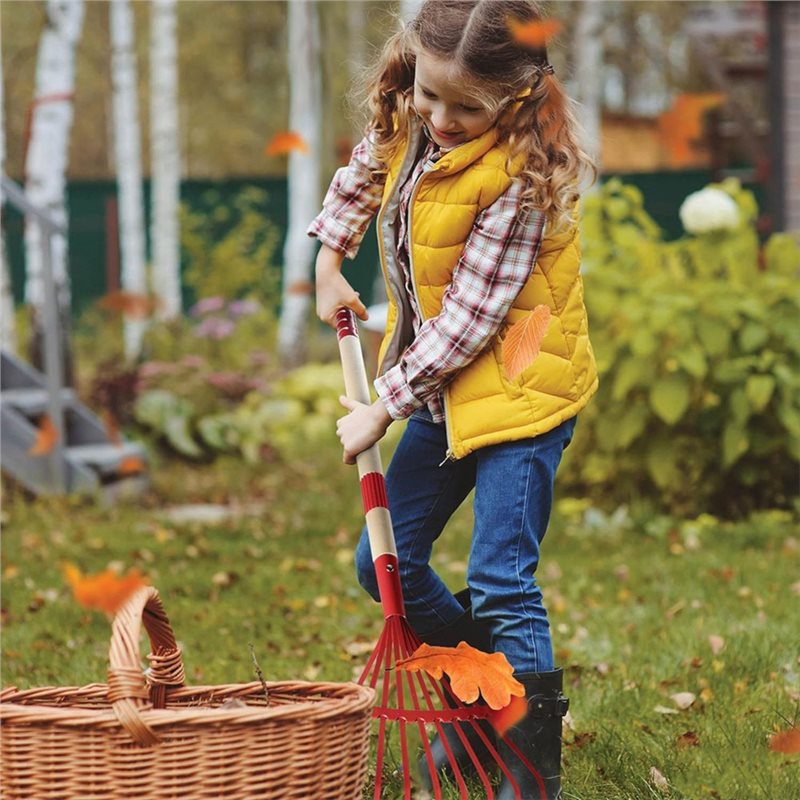 Kids Outdoor Garden Set - ABXE-Çocuklar İçin Bahçe Alet Seti Ahşap