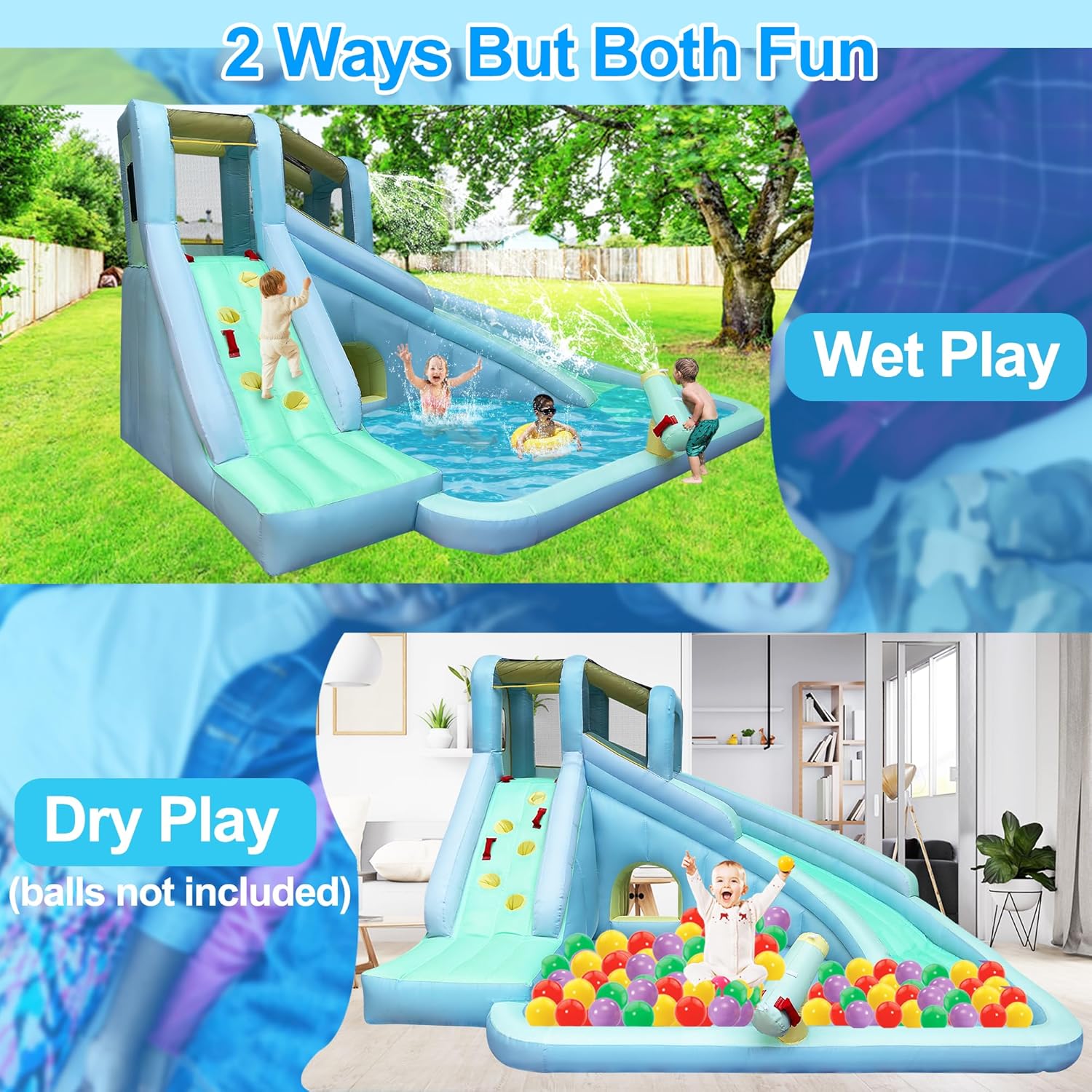 6'sı 1 Arada Şişme Çocuk Oyun  - Kids Outdoor Park incelemesi ve fiyatı