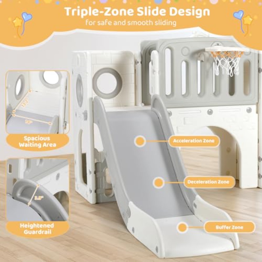 9'u 1 Arada Çocuk Kaydırak Set - Kids Outdoor Playground incelemesi ve fiyatı