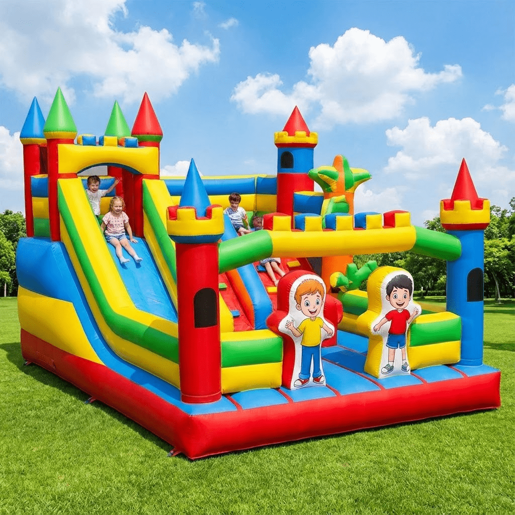Özelleştirilmiş Ağır Hizmet Ti - Kids Outdoor Jumping Castle incelemesi ve fiyatı