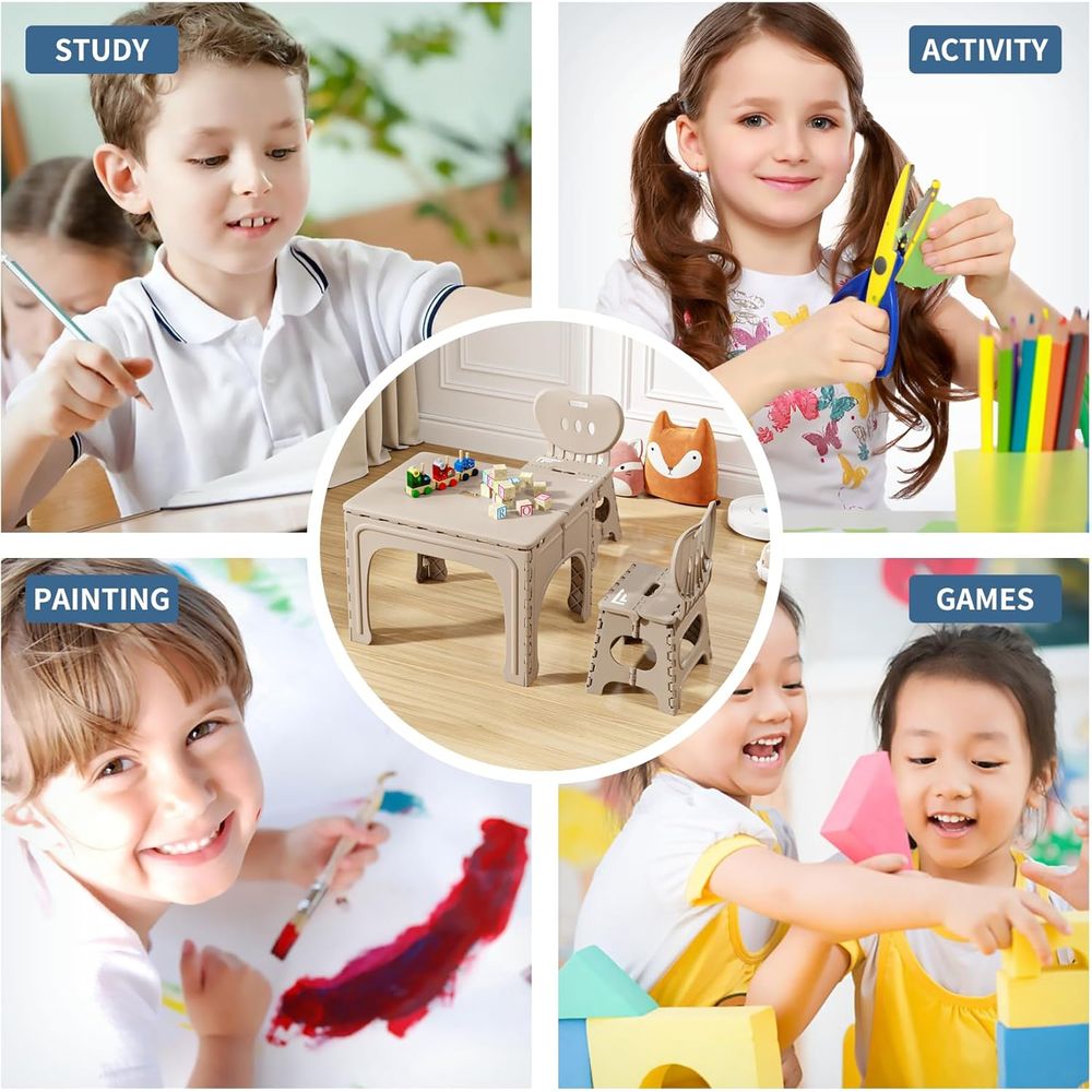 Çocuklar için Katlanır Masa ve - Kids Outdoor Folding Table incelemesi ve fiyatı