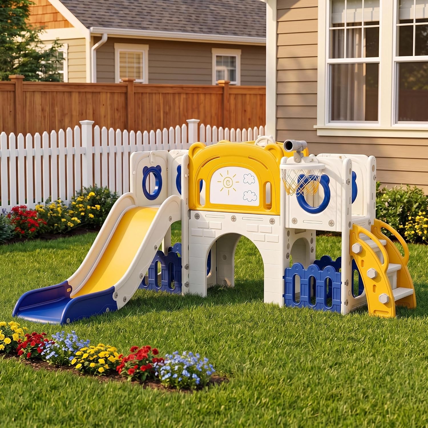 10'u 1 Arada Çocuk Kaydırak Se - Kids Outdoor Toys B&Q incelemesi ve fiyatı