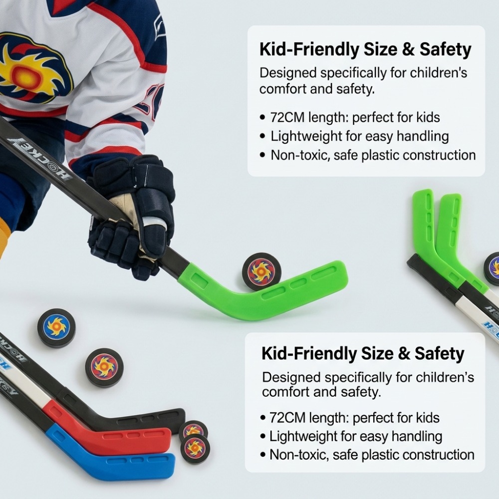 Plastik Oyuncak Hokey Sopası 7 - Kids Outdoor Hockey Sticks incelemesi ve fiyatı