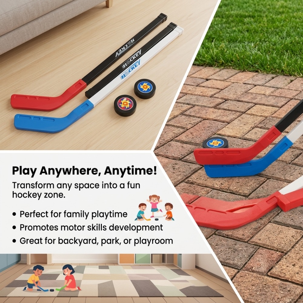 Plastik Oyuncak Hokey Sopası 7 - Kids Outdoor Hockey Sticks incelemesi ve fiyatı