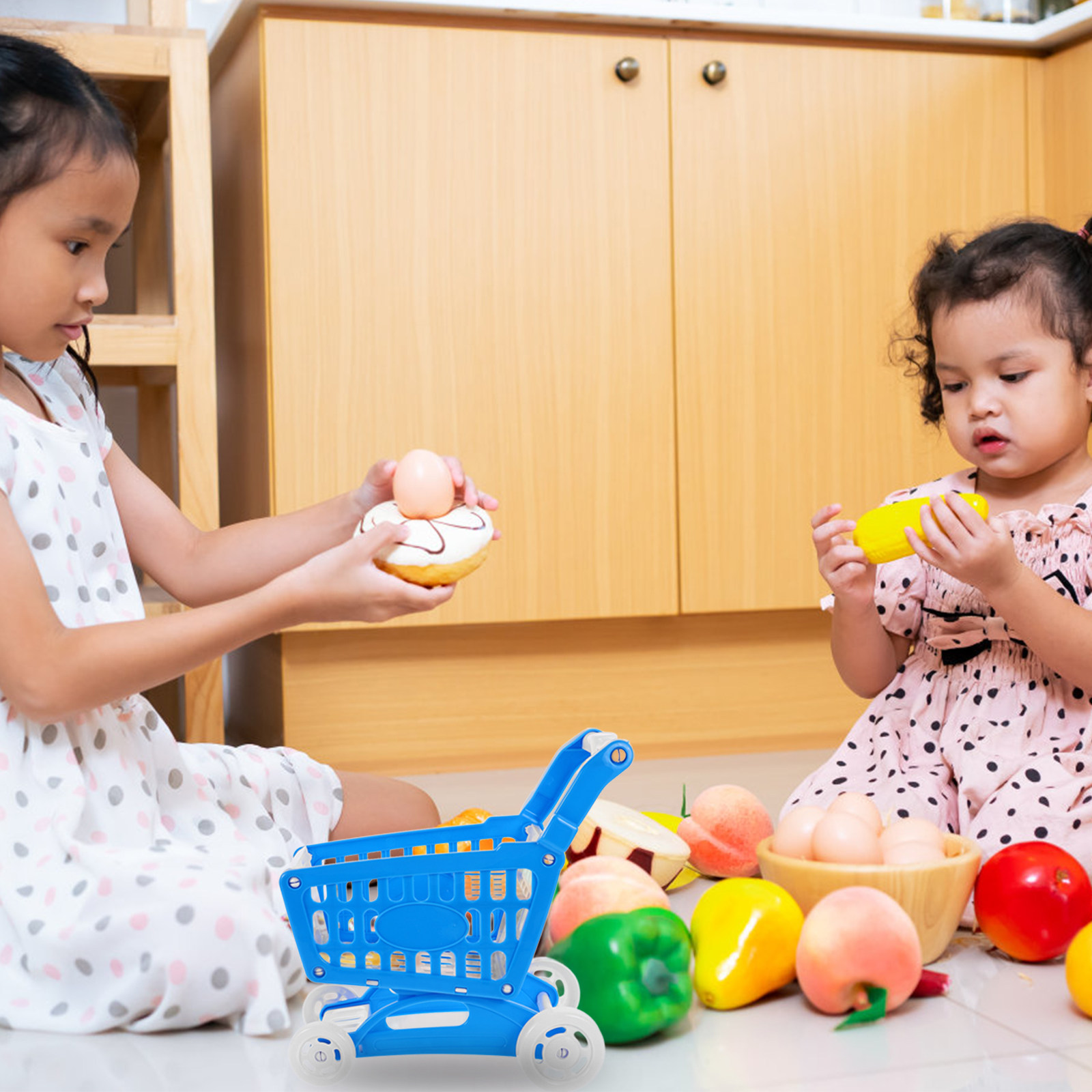 Çocuklar için Mini Mavi Alışve - Kids Indoor Outdoor Cart incelemesi ve fiyatı