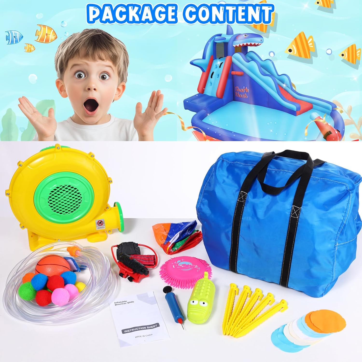 Çocuklar İçin Köpekbalığı Tema - Kids Outdoor Park incelemesi ve fiyatı